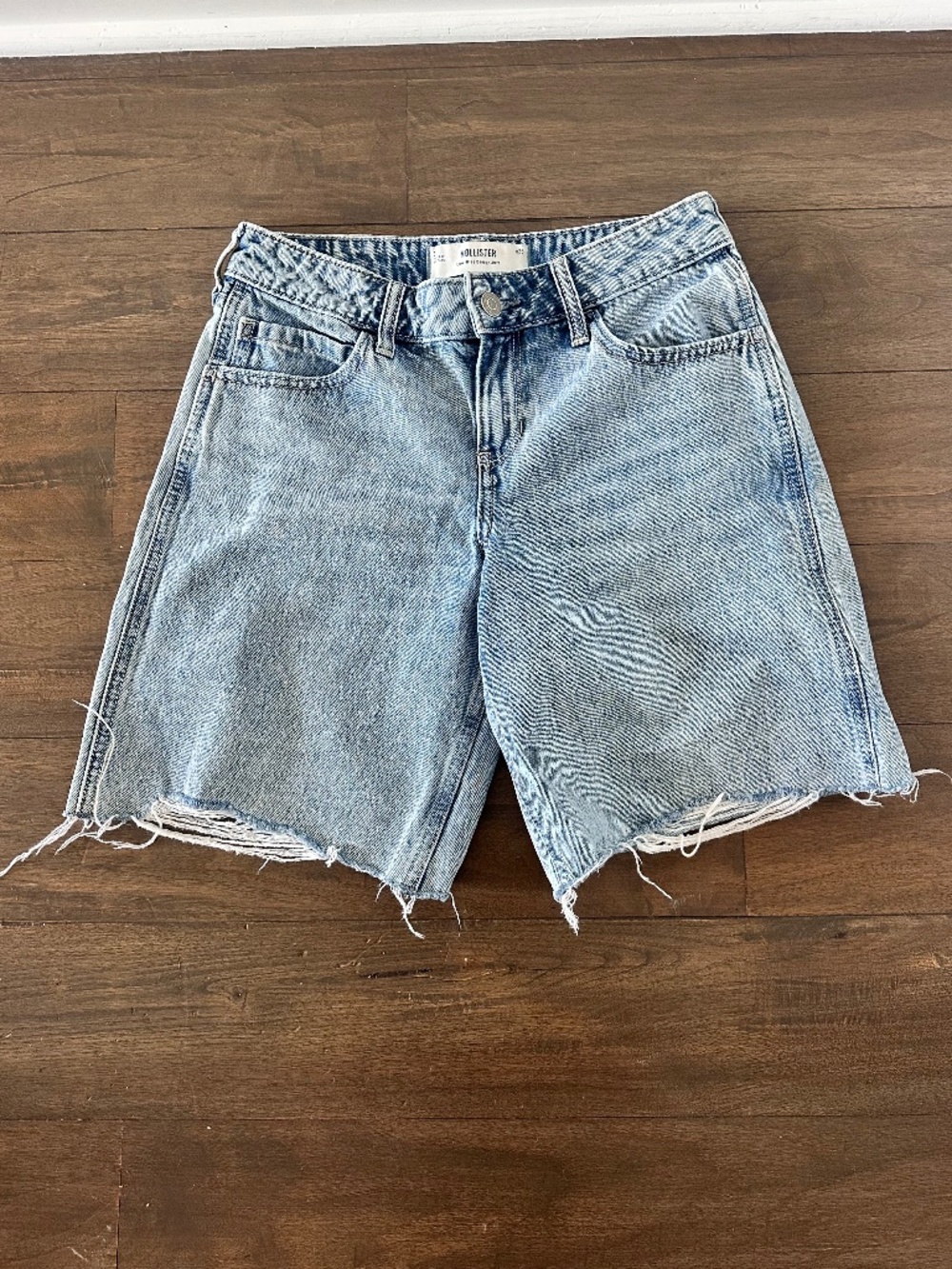 Hollister Light Wash Denim Shorts